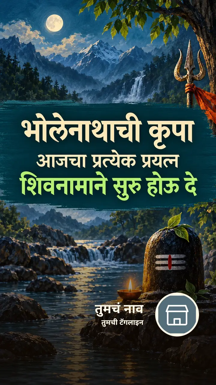 भोलेनाथाची कृपा - Bhakti Image, नदी, दिवा, शिव