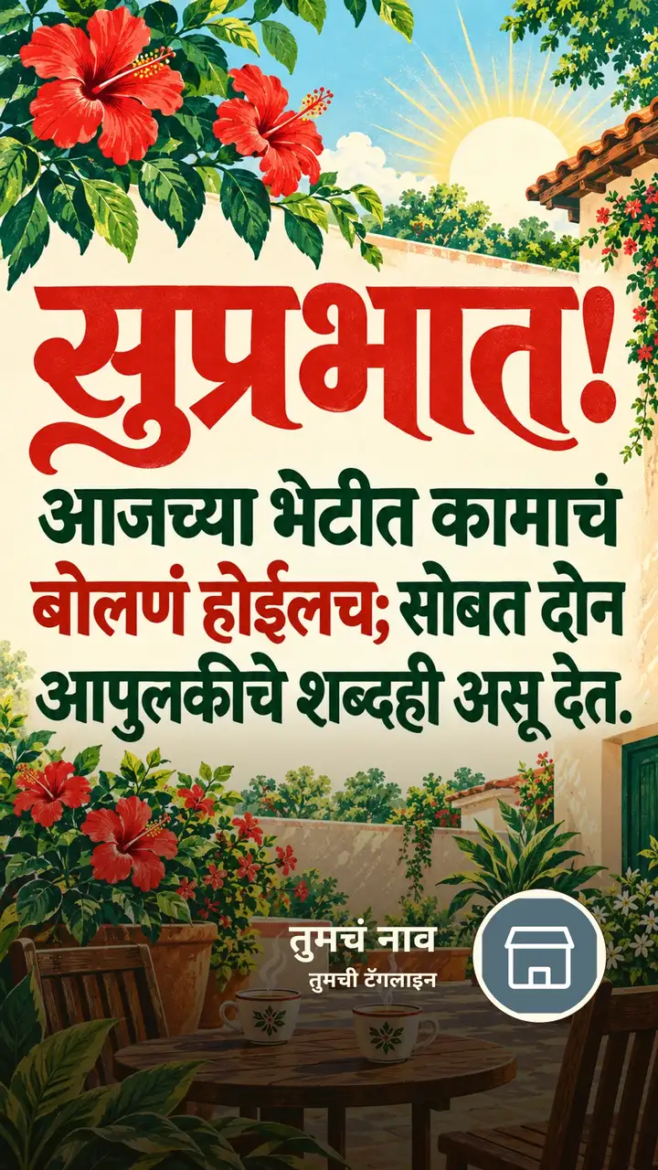 सुप्रभात! - आजच्या भेटीत कामाचं - Shubh Sakal Image, फुलं, निसर्ग