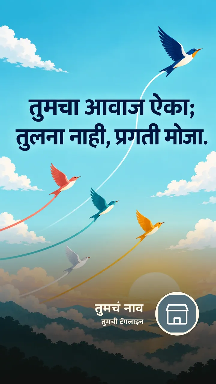 तुमचा आवाज ऐका; - Motivation Image, आकाश, पक्षी