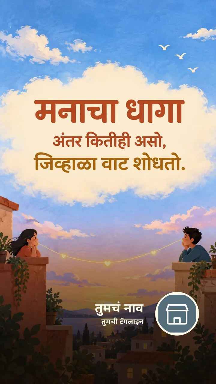 मनाचा धागा - Suvichar Image, निसर्ग, आकाश, मित्र