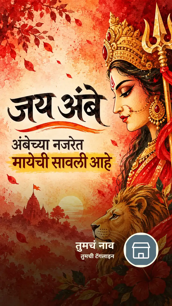 जय अंबे - अंबेच्या नजरेत - Bhakti Image, दुर्गा