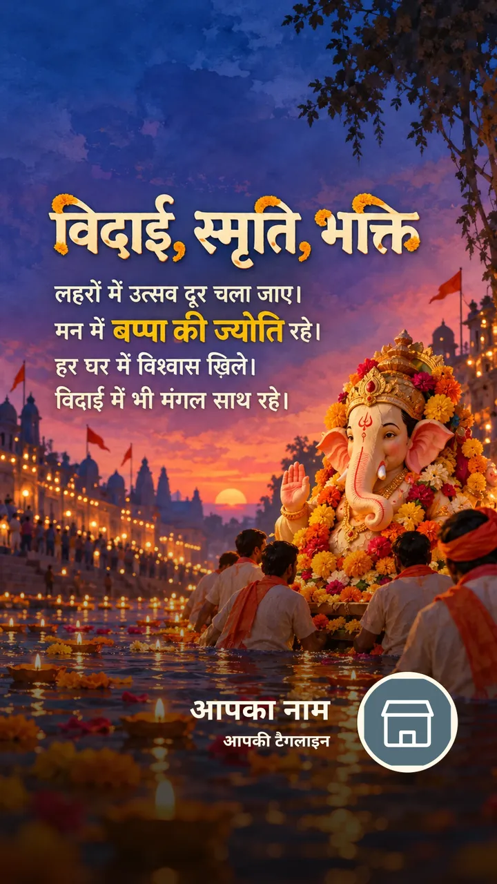 विदाई, स्मृति, भक्ति - Bhakti Image, फूल, दीया, गणेश