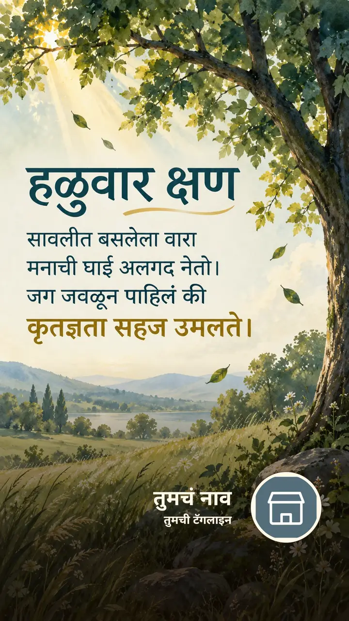 हळुवार क्षण - Suvichar Image, निसर्ग