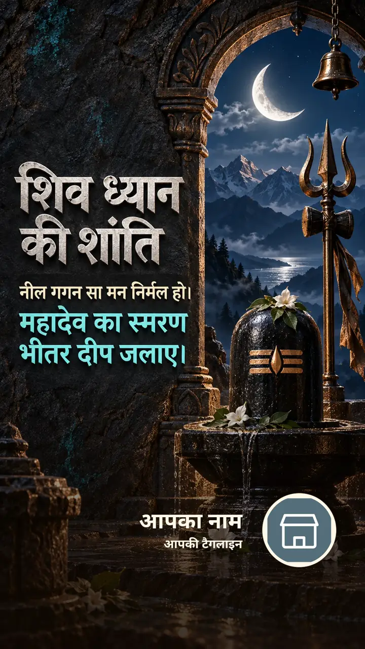 शिव ध्यान की शांति - Bhakti Image, पहाड़, शिव