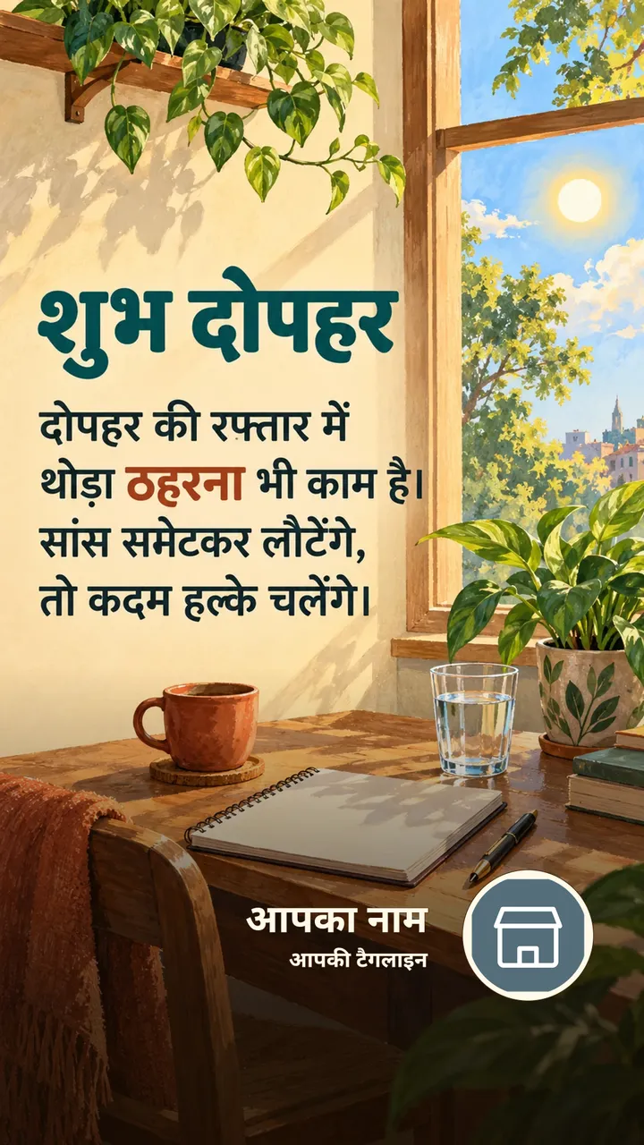 शुभ दोपहर - Dopahar Image