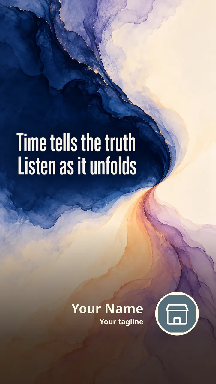Time tells the truth - Quote Image