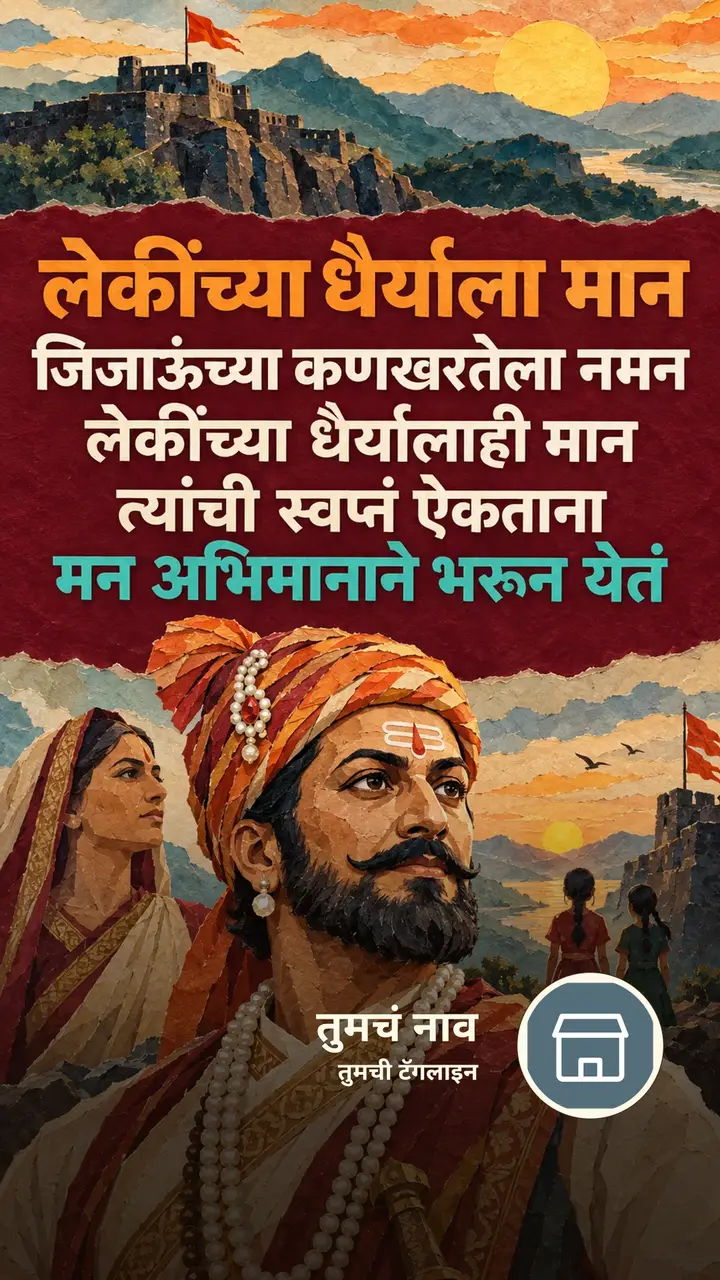 लेकींच्या धैर्याला मान - Motivation Image