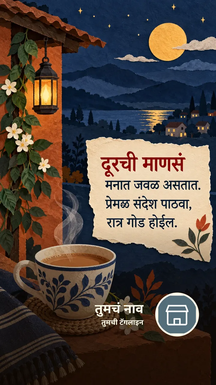दूरची माणसं - Shubh Ratri Image