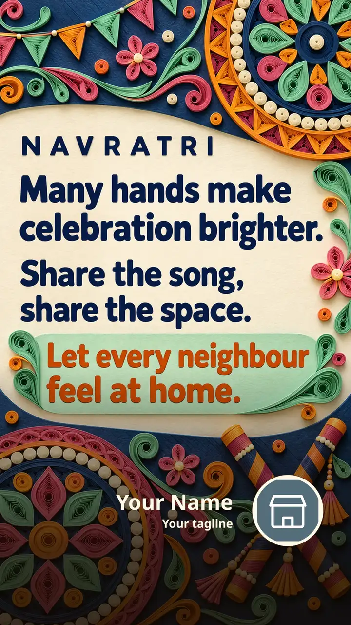 NAVRATRI - Festival Image, Friends