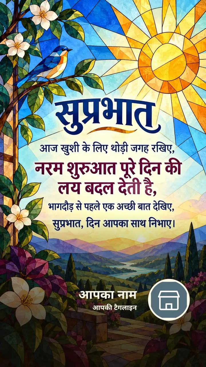 सुप्रभात - आज खुशी के लिए थोड़ी जगह रखिए, - Suprabhat Image, फूल, सूर्योदय, प्रकृति
