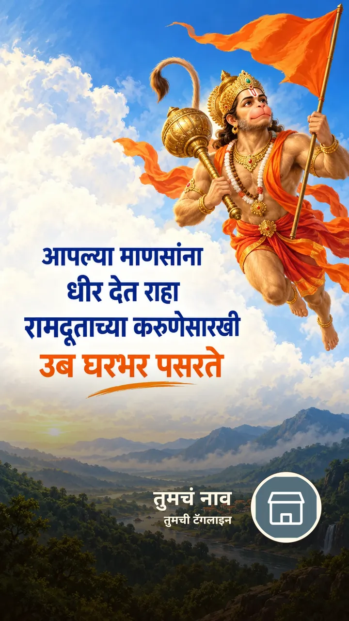 आपल्या माणसांना - Bhakti Image, हनुमान