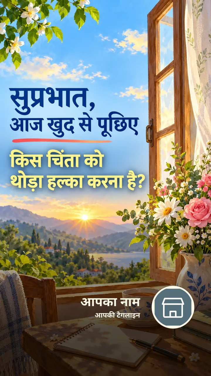 सुप्रभात, आज खुद से पूछिए - Suprabhat Image, फूल, आसमान