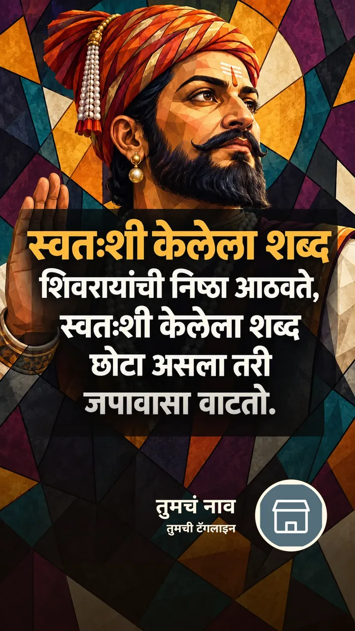 स्वतःशी केलेला शब्द - Motivation Image