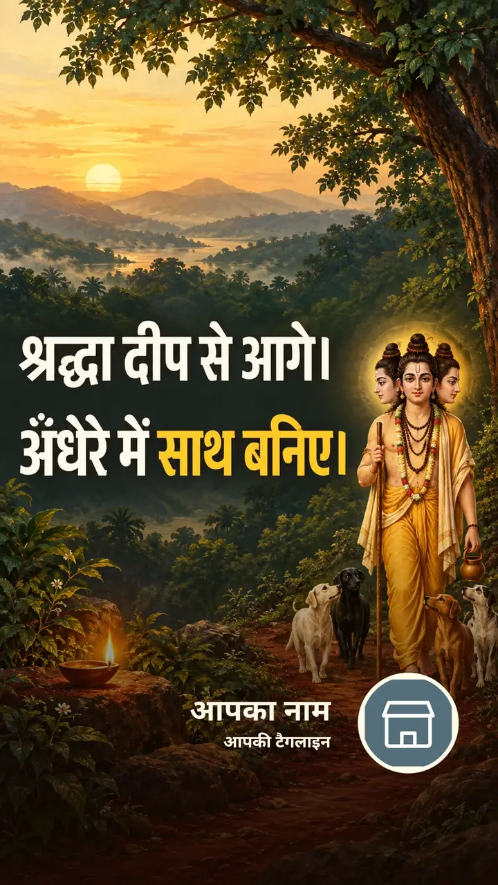 श्रद्धा दीप से आगे। - Bhakti Image, दत्तात्रेय