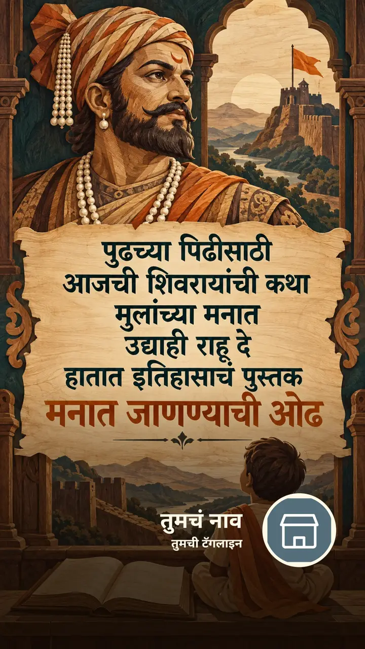 पुढच्या पिढीसाठी - Motivation Image