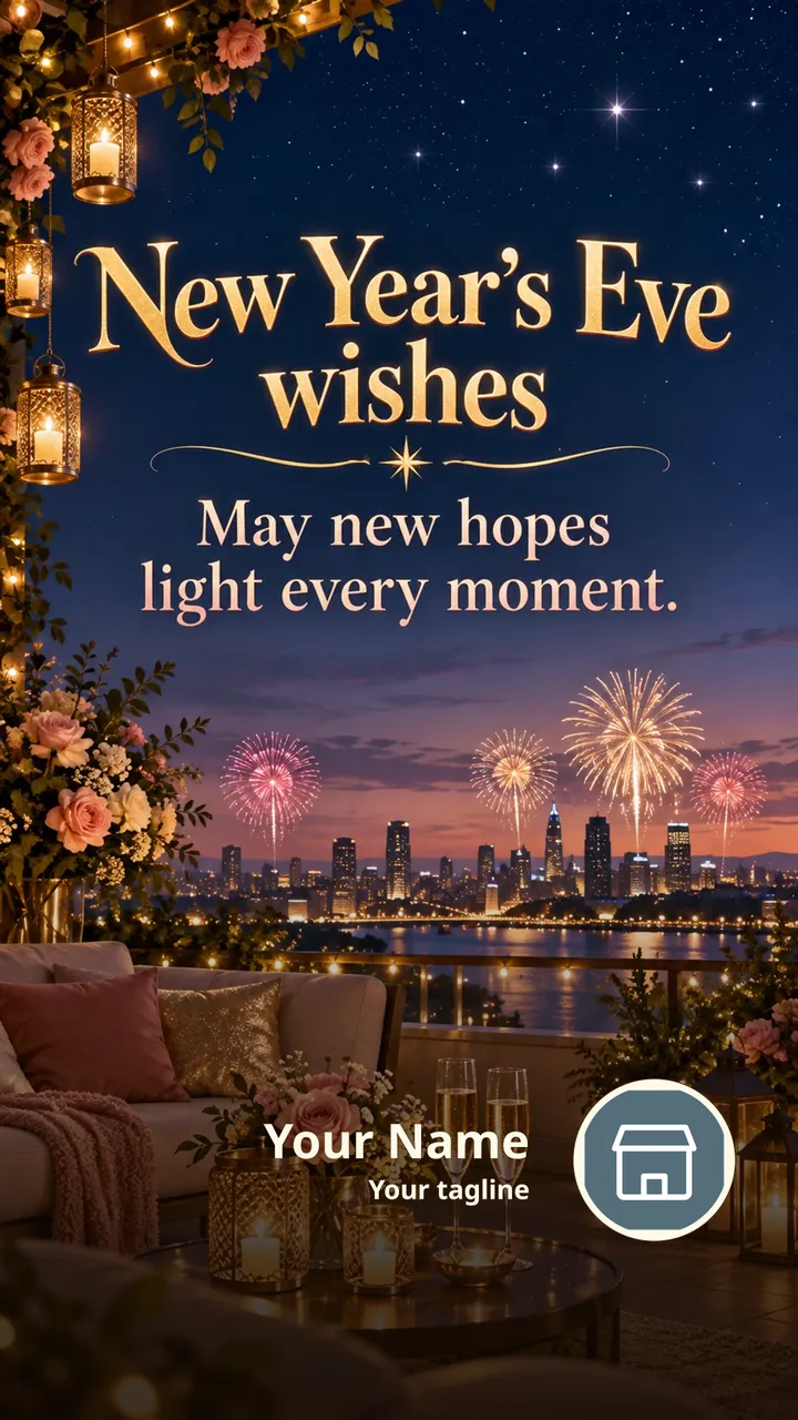 New Year’s Eve wishes - Festival Image, Sky