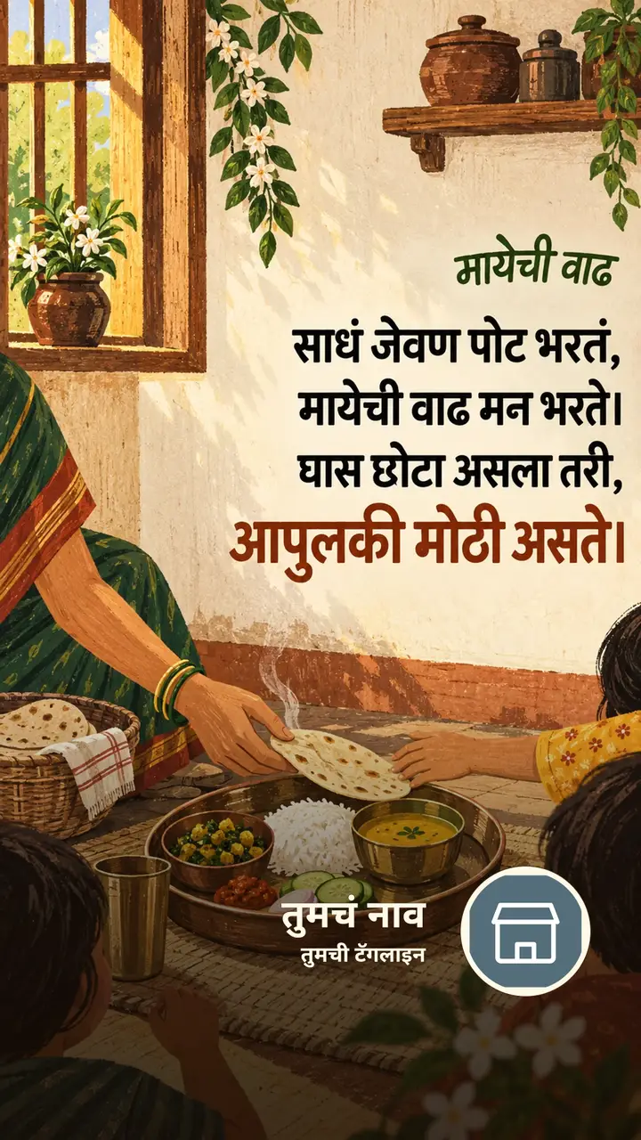 मायेची वाढ - Suvichar Image, फुलं, कुटुंब, मुलं