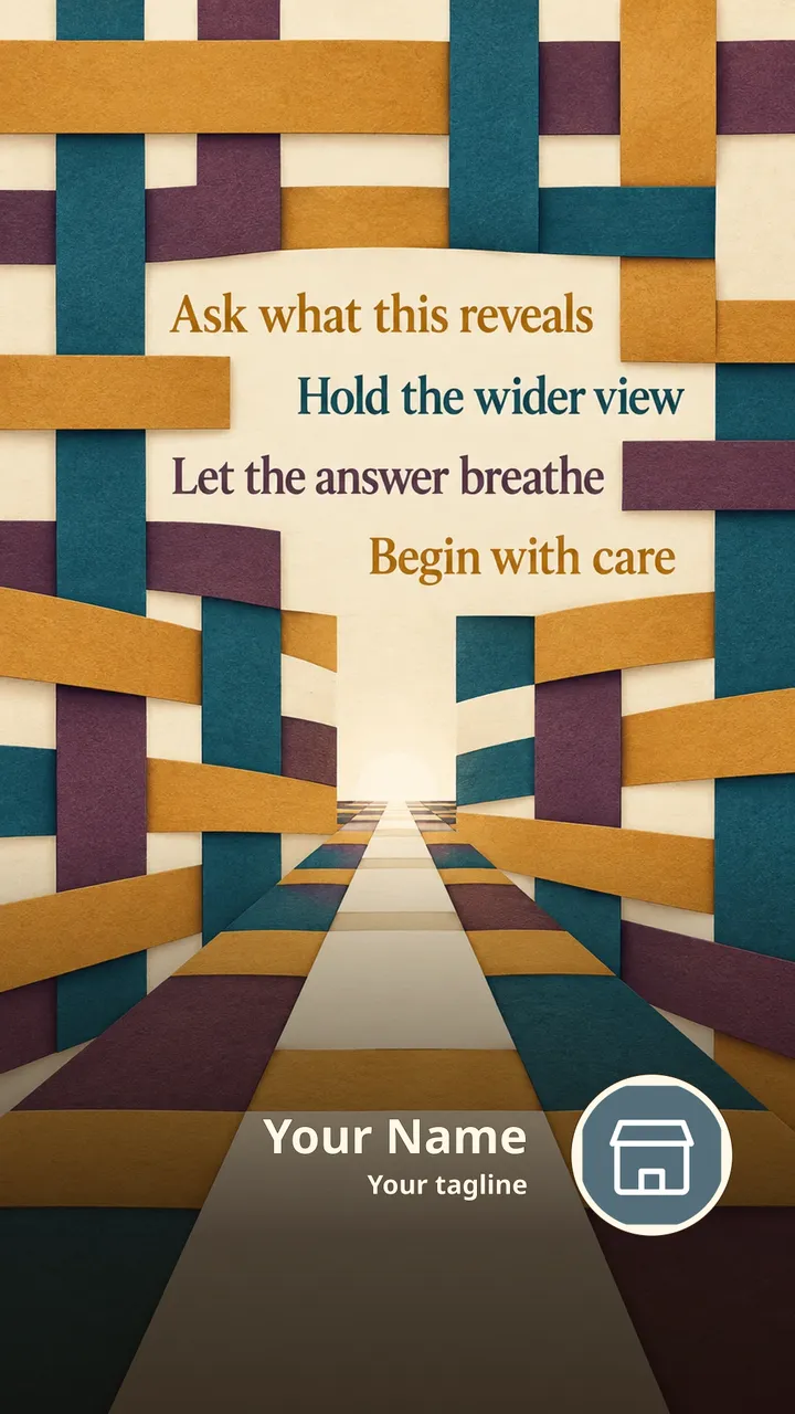 Ask what this reveals - Quote Image