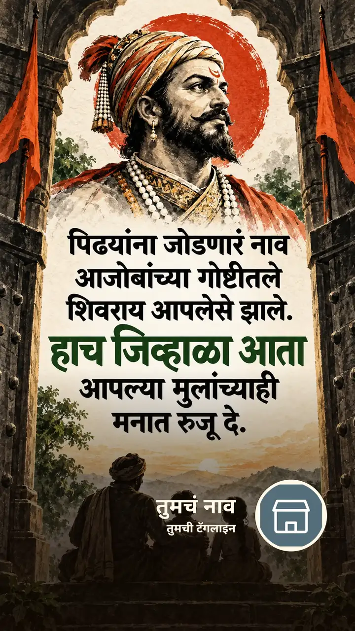 पिढ्यांना जोडणारं नाव - Motivation Image