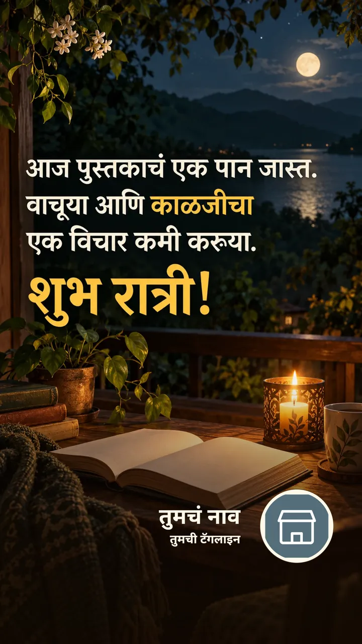 आज पुस्तकाचं एक पान जास्त - Shubh Ratri Image, निसर्ग, मेणबत्ती
