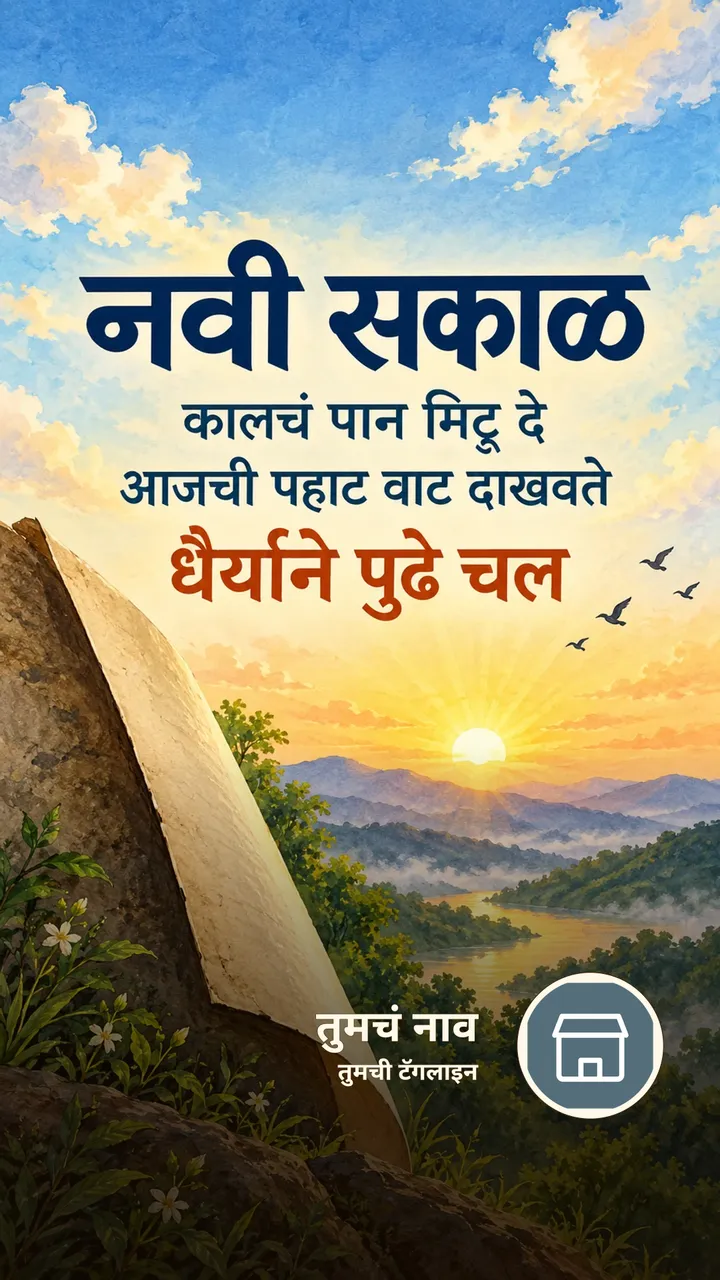 नवी सकाळ - Shubh Sakal Image, सूर्योदय, निसर्ग, आकाश