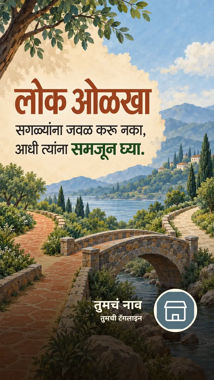 लोक ओळखा - Suvichar Image