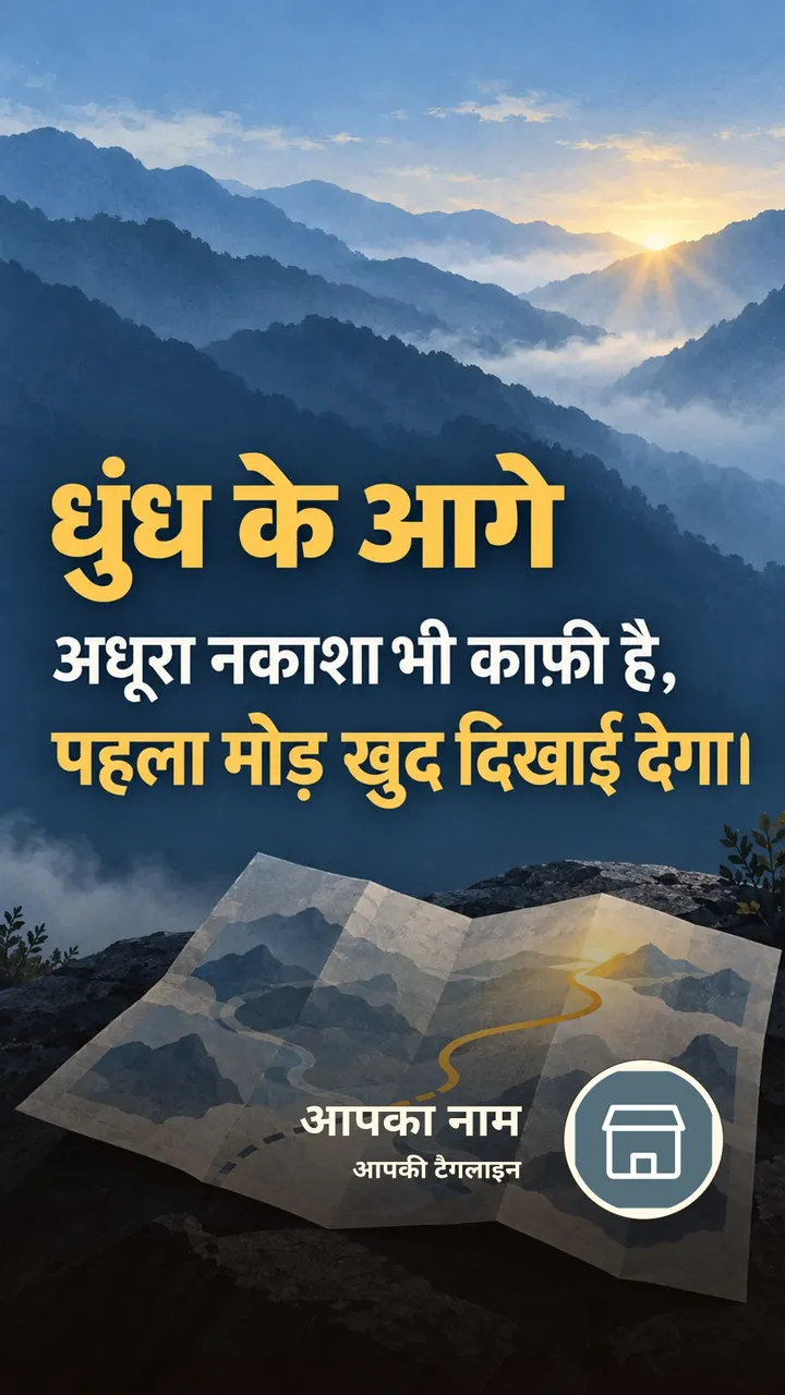 धुंध के आगे - Suvichar Image, प्रकृति