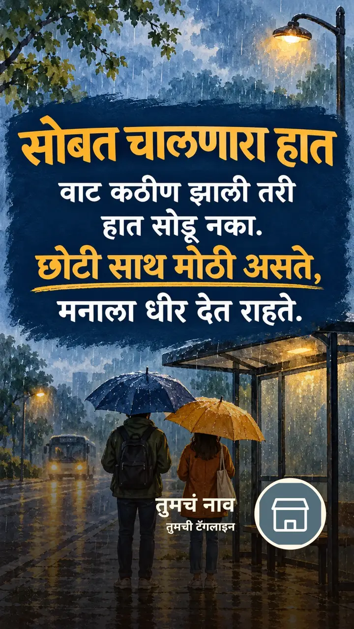 सोबत चालणारा हात - Suvichar Image, निसर्ग, मित्र