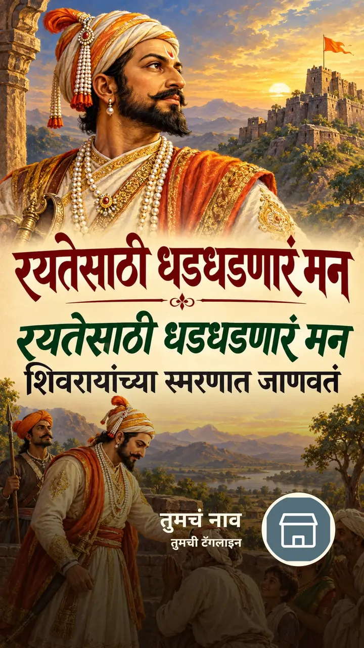 रयतेसाठी धडधडणारं मन - Motivation Image