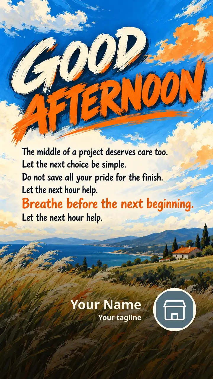 Good Afternoon - Afternoon Image