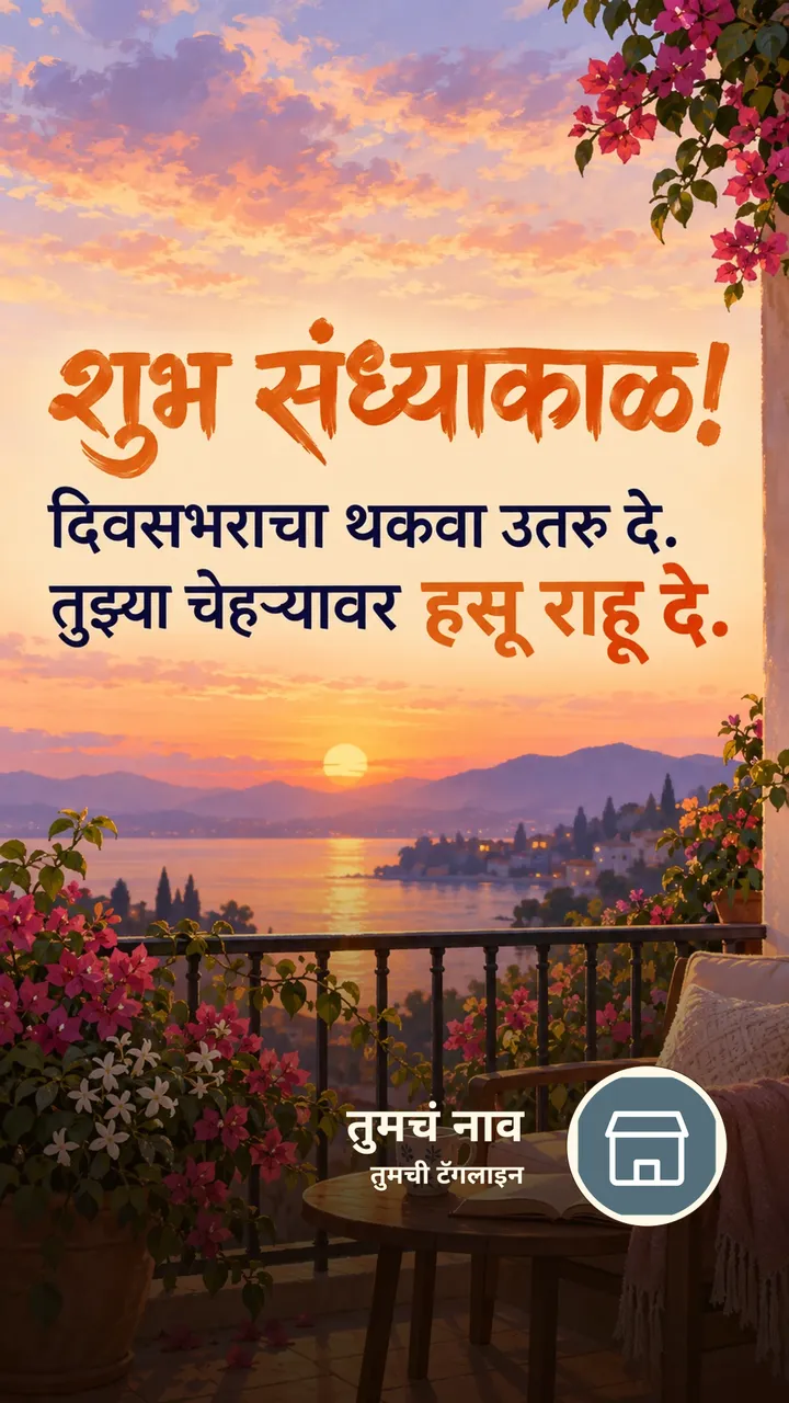 शुभ संध्याकाळ! - दिवसभराचा थकवा उतरू दे. - Sandhyakal Image, फुलं, सूर्यास्त