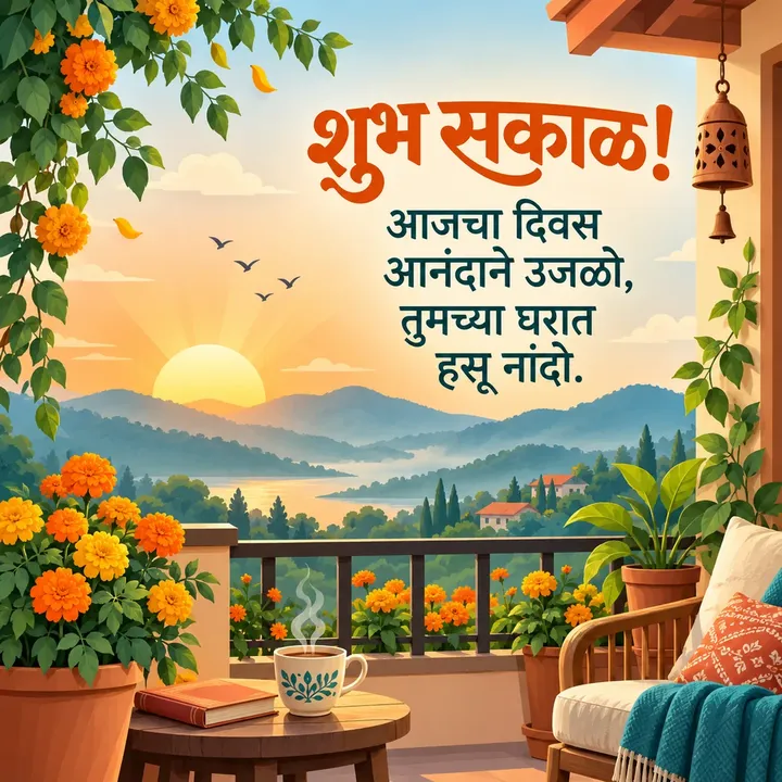 शुभ सकाळ! - आजचा दिवस - Shubh Sakal Image, फुलं, सूर्योदय