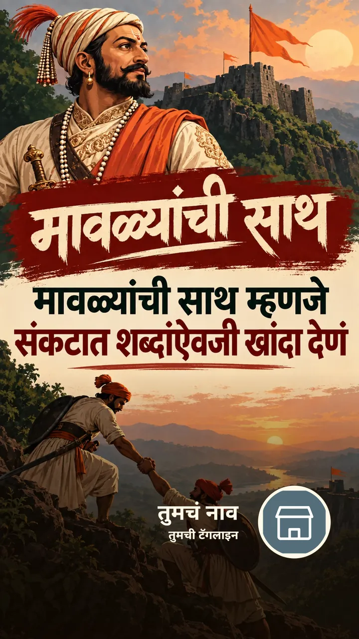 मावळ्यांची साथ - Motivation Image