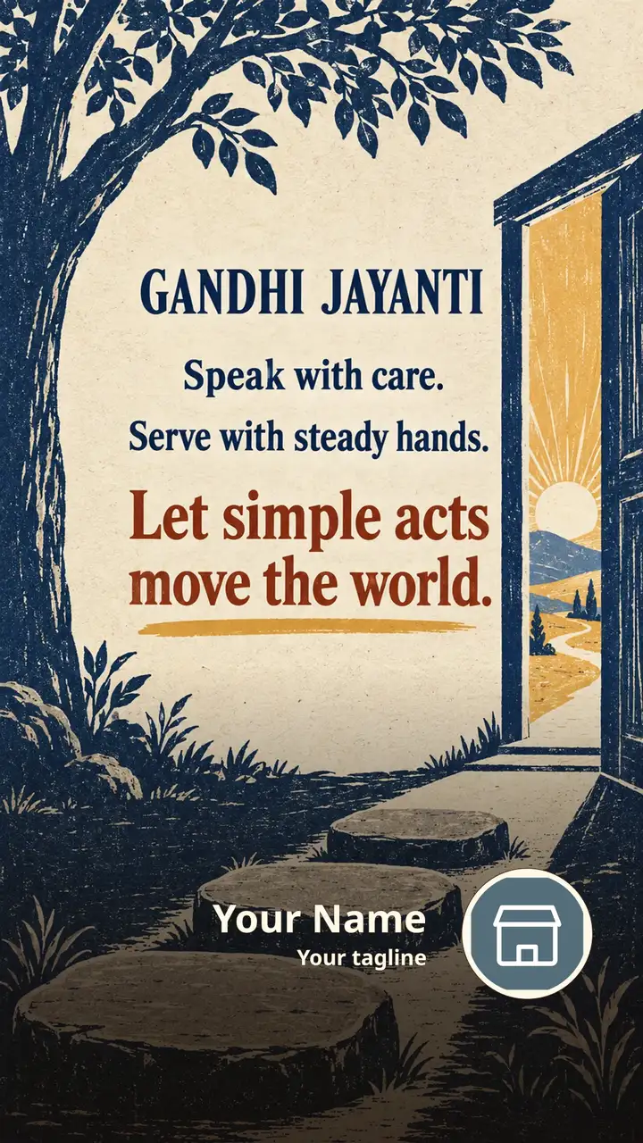 GANDHI JAYANTI - Festival Image