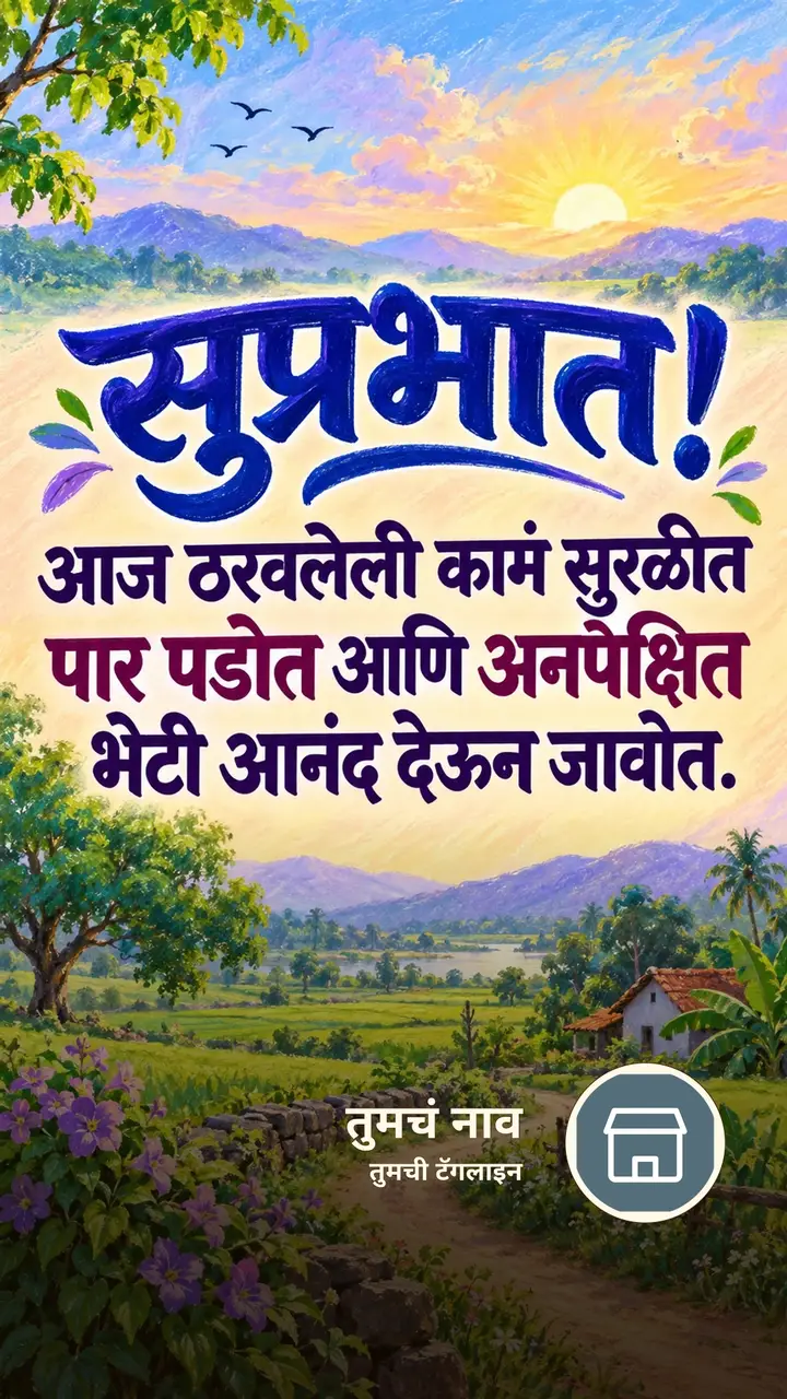 सुप्रभात! - आज ठरवलेली कामं सुरळीत - Shubh Sakal Image, निसर्ग, आकाश