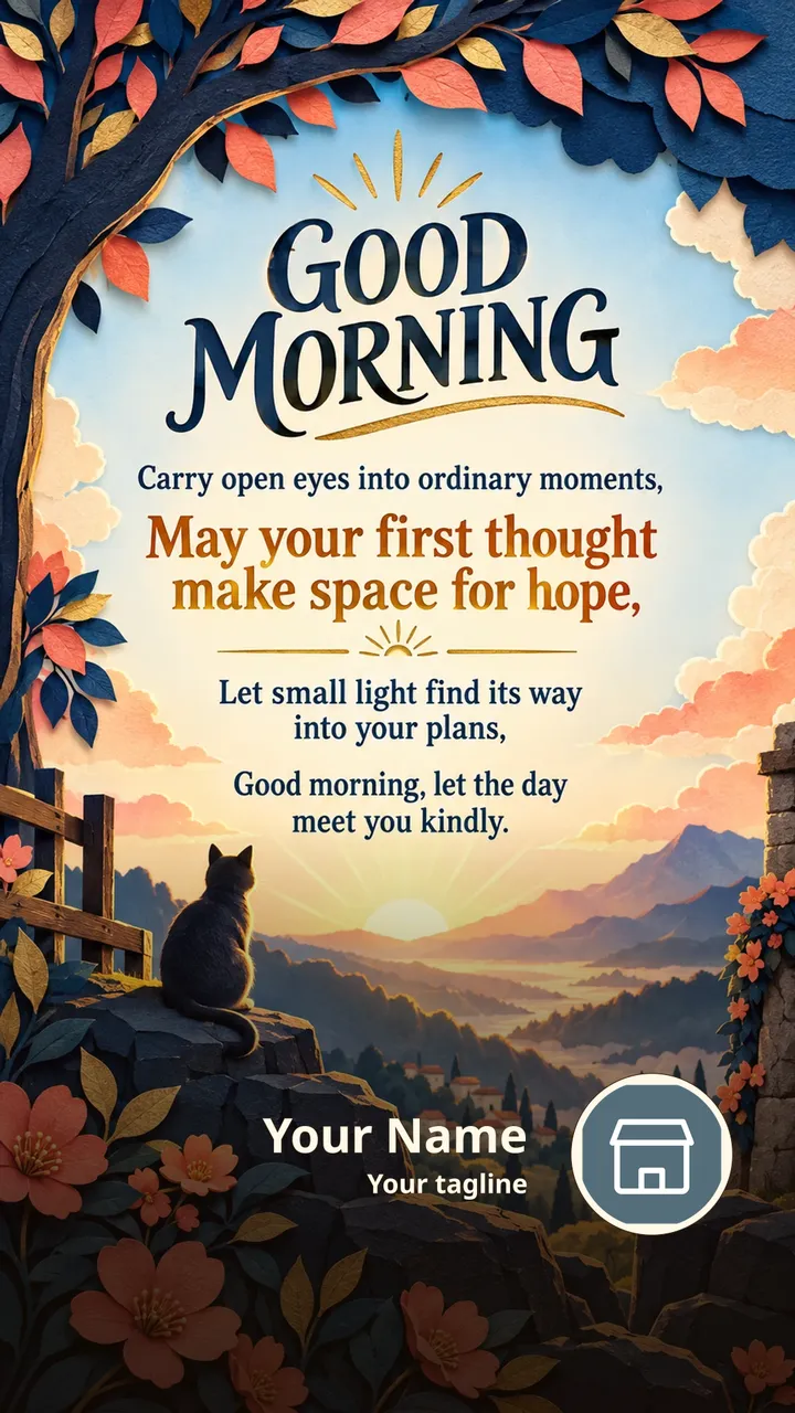 GOOD MORNING - Carry open eyes into ordinary moments, - May your - Good Morning Image, Flowers, Sunrise, Nature