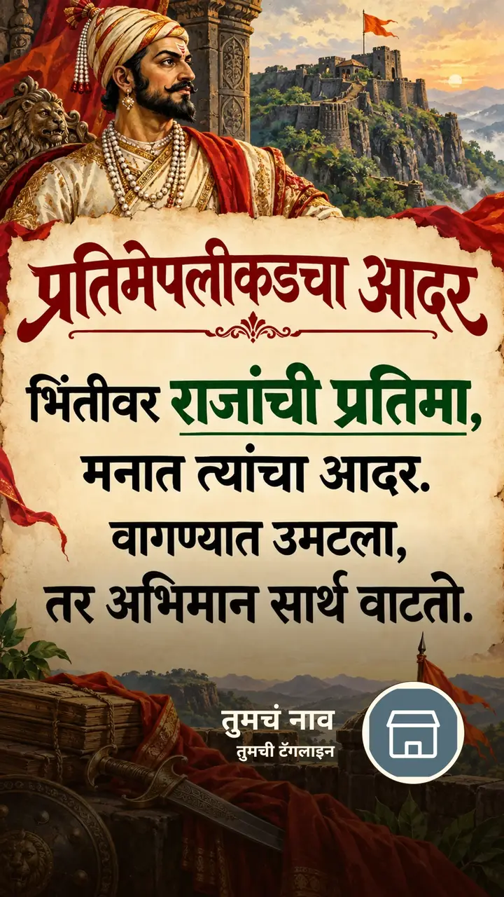 प्रतिमेपलीकडचा आदर - Motivation Image