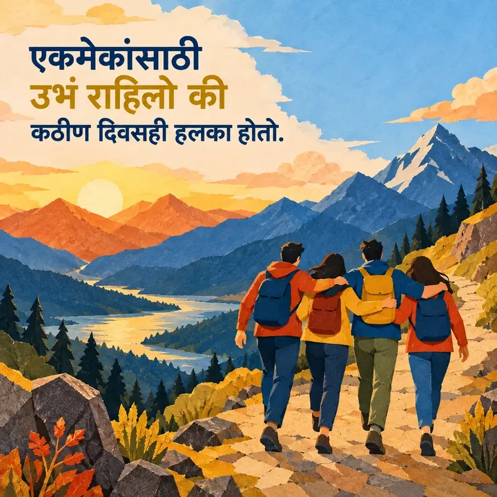 एकमेकांसाठी - नातीगोती Image, डोंगर, मित्र