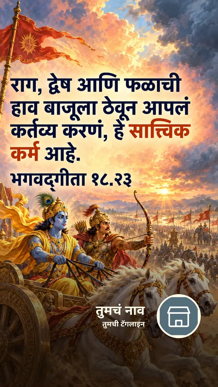 राग, द्वेष आणि फळाची - Bhakti Image, कृष्ण