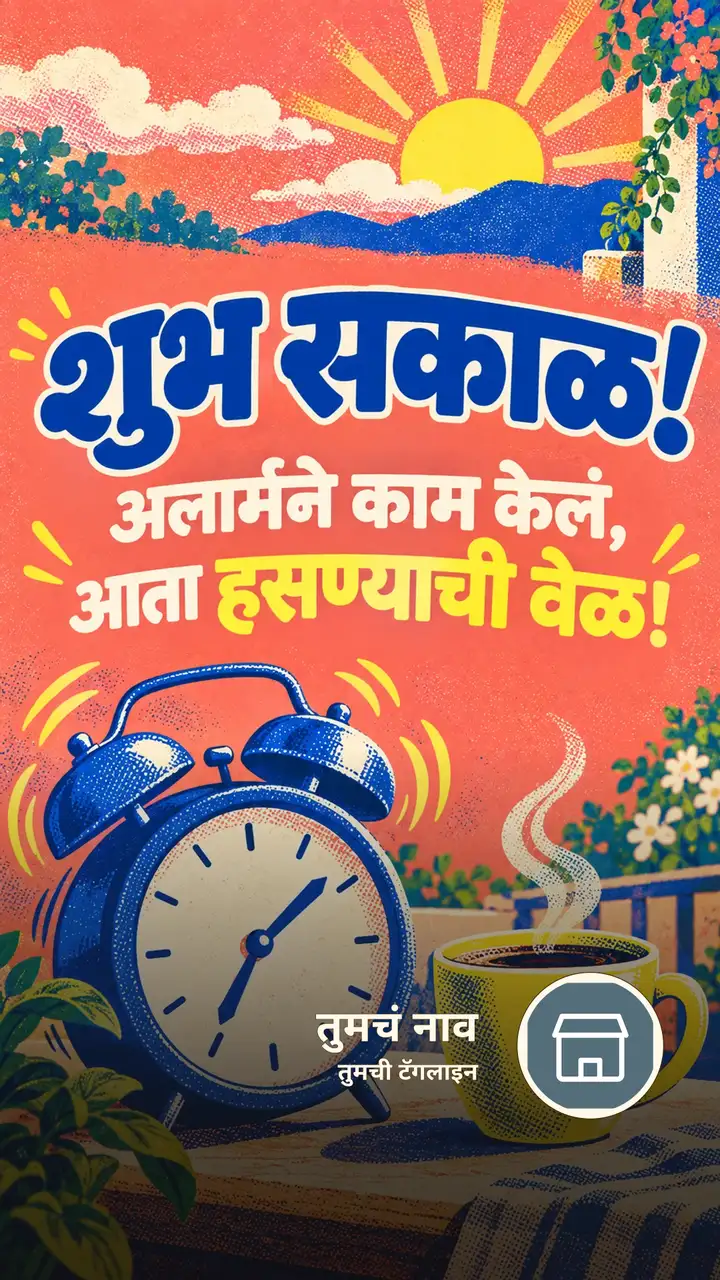 शुभ सकाळ! - अलार्मने काम केलं, - Shubh Sakal Image, फुलपाखरू, कॉफी
