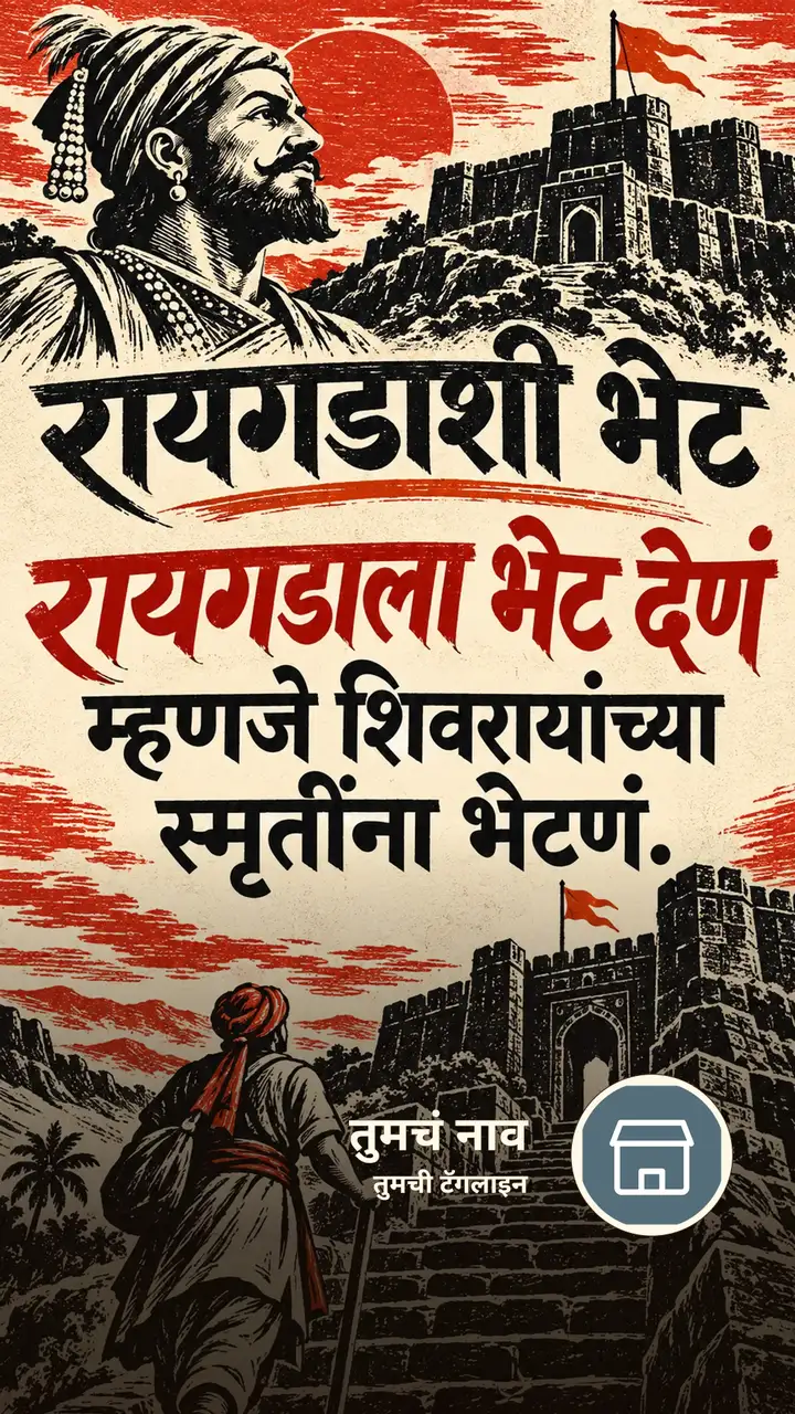 रायगडाशी भेट - Motivation Image