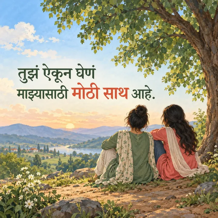 तुझं ऐकून घेणं - नातीगोती Image, निसर्ग, आकाश, मित्र