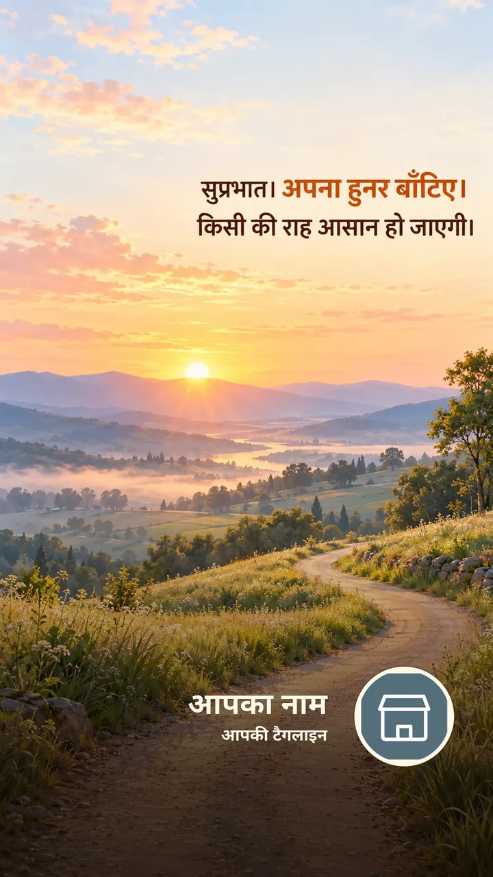 सुप्रभात। अपना हुनर बाँटिए। - Suprabhat Image, प्रकृति