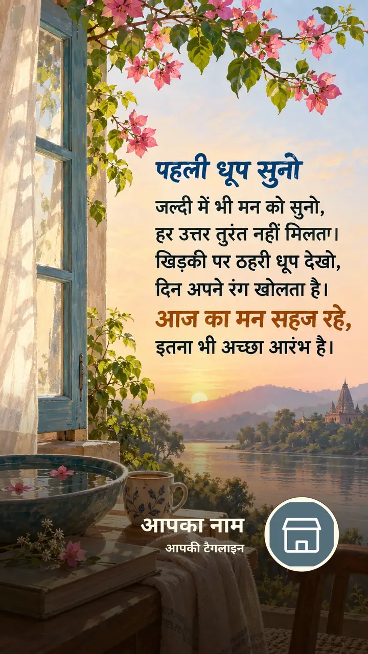 पहली धूप सुनो - Suprabhat Image, फूल, सूर्योदय, प्रकृति