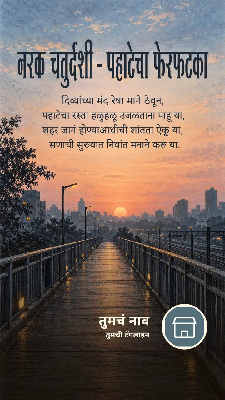 नरक चतुर्दशी - पहाटेचा फेरफटका - Festival Image, निसर्ग, आकाश