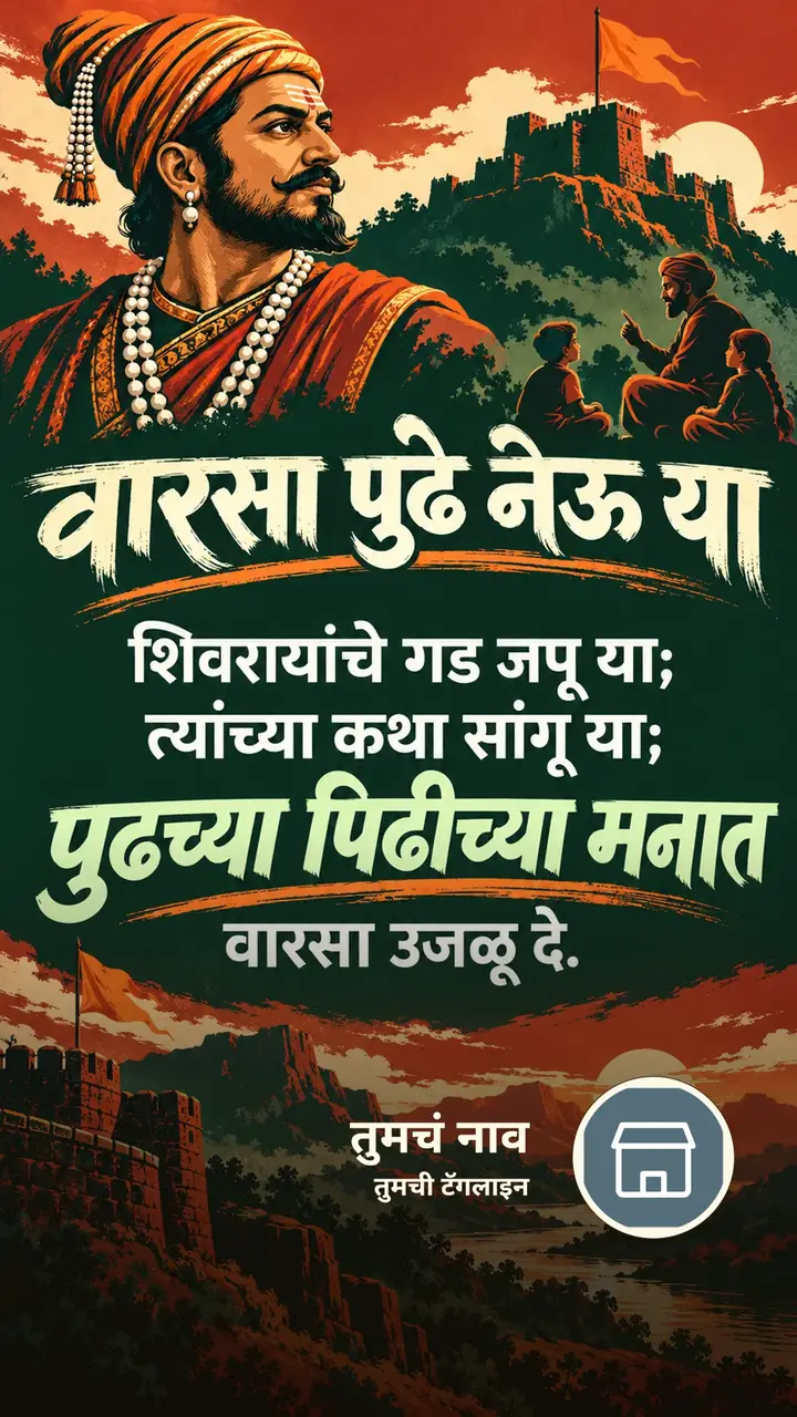 वारसा पुढे नेऊ या - Motivation Image