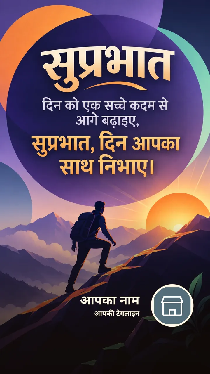 सुप्रभात - दिन को एक सच्चे कदम से आगे बढ़ाइए, - सुप्रभात, दिन आपका - Suprabhat Image, फूल, सूर्योदय, प्रकृति