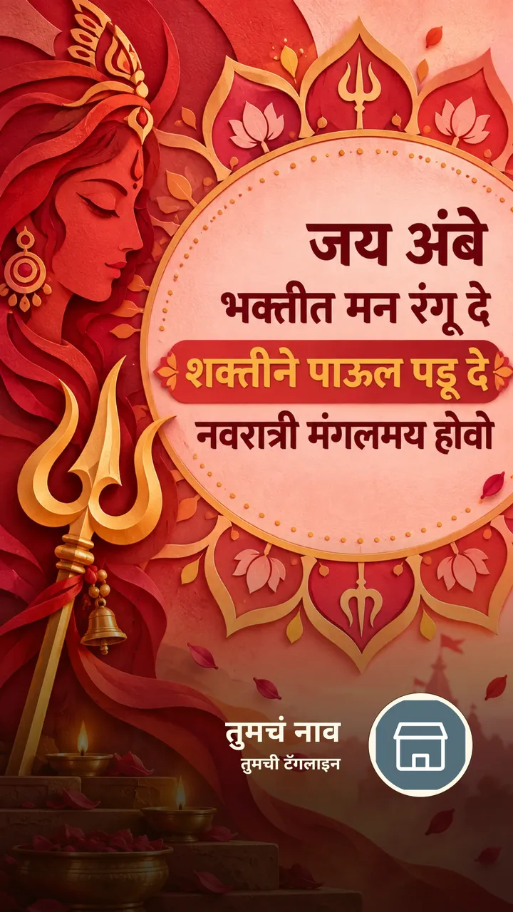 जय अंबे - Bhakti Image, फुलं, दुर्गा
