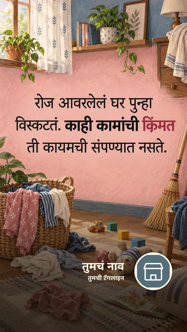 रोज आवरलेलं घर पुन्हा - Suvichar Image, निसर्ग