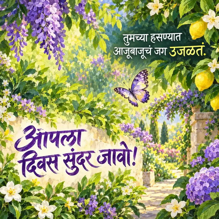 दिवसभराच्या शुभेच्छा - दिवसभराच्या शुभेच्छा Image